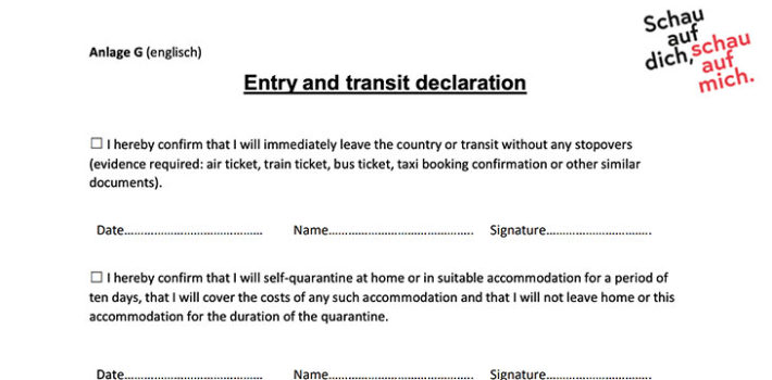 Rakúsky formulár o tranzite